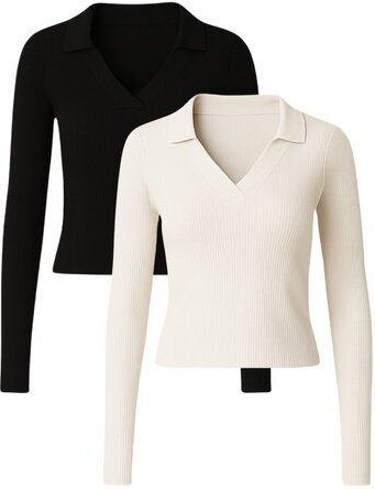 GORG 2er Set Damen Bluse – Bio-Baumwolle & superweiches Modal