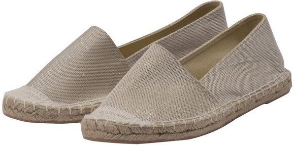 Japanwelt Espadrilles Damen Espadrilles Glitzer Canvas Slipper Sommerlatschen ALS Abendschuh