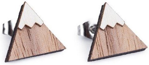 BeWooden Holzohrringe Whill – handgefertigter, nachhaltiger Schmuck mit minimalistischer Eleganz
