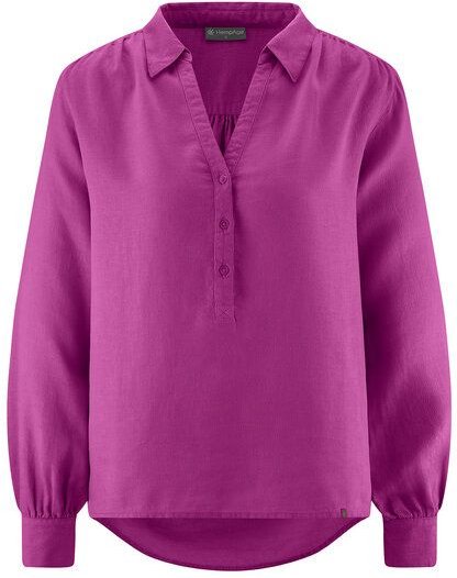 HempAge Damen Schlupfbluse Hanf/Biobaumwolle Normal Fit