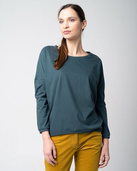 Alma & Lovis Oversized Langarmshirt aus Bio-Baumwolle | Loose Shirt