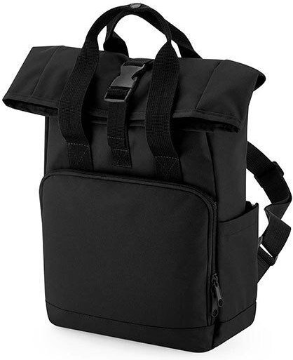 BagBase Recycled Mini Twin Handle Roll-Top Backpack Rucksack und Handtasche