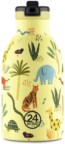 24bottles 0,33l Kids Edelstahl Thermosflasche mit Strohhalm