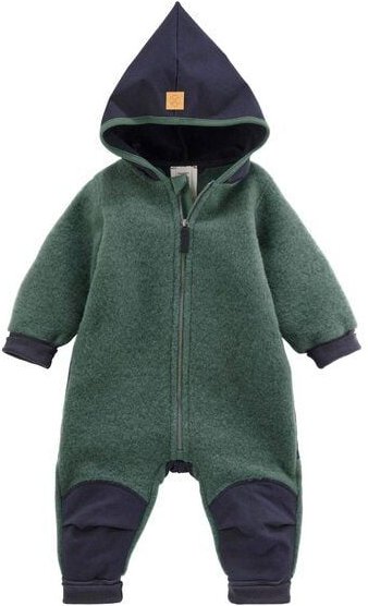 hessnatur Wollfleece Overall aus Bio-Merinowolle mit Softshell