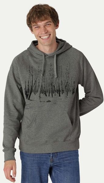 Peaces.bio - handbedruckte Biomode Hoodie Woodland Herren