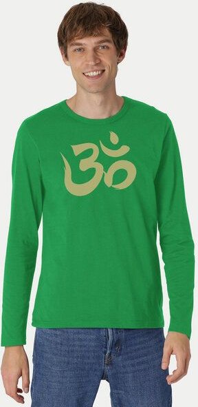 Peaces.bio - handbedruckte Biomode Bio-Herren-Langarmshirt "OM"
