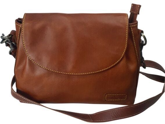 manbefair Handtasche Hanna aus Vollrindsleder im Vintage Look