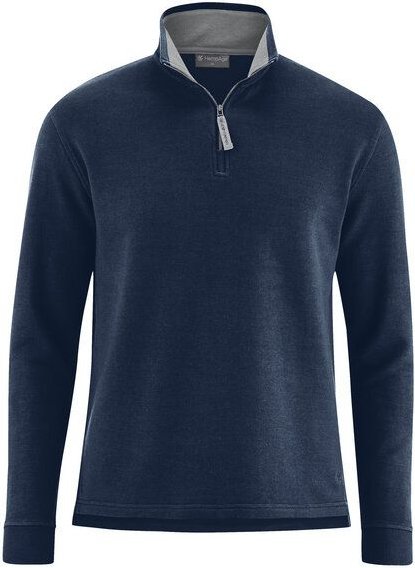 HempAge Herren Sweatware Troyer Hanf/Bio-Baumwolle
