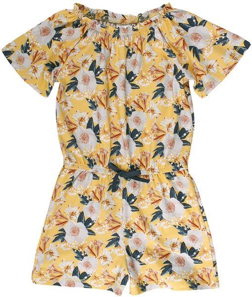 Fred's World by Green Cotton "Green Cotton" Kurzoverall Blumen