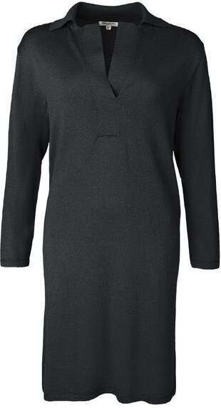 Thumbnail - Alma & Lovis Softes Kleid im Polo-Style aus Bio-Baumwoll-/Woll-Mix | Cotwoll Polokleid