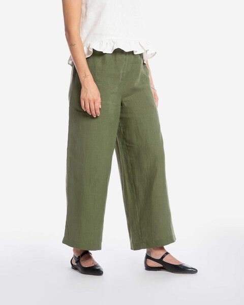 Matona Lange Hose | Culotte | aus Leinen