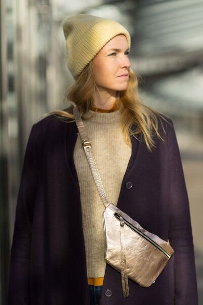 ELEKTROPULLI Schulter- & Hüfttasche HUGO aus Leder