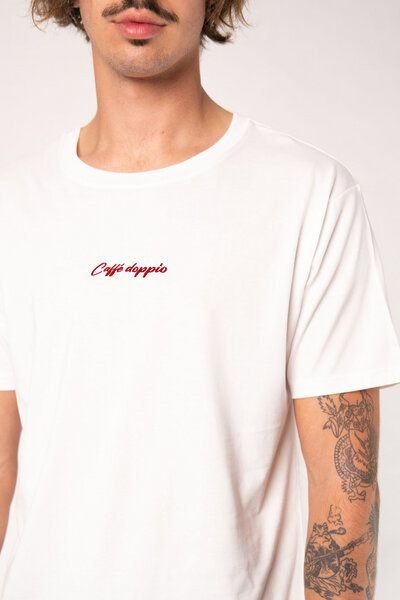 Coffee Fashion Caffé doppio | Besticktes Organic Bio Baumwoll T-Shirt