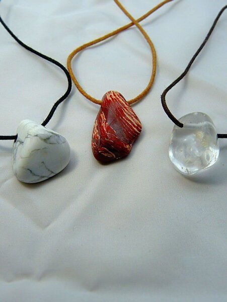 OneWorldMinerals Therapiestein Anhänger-Set "Abspecken"