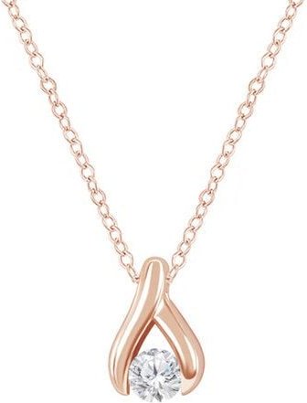 Eppi Minimalistischer Anhänger mit Diamanten Tilda