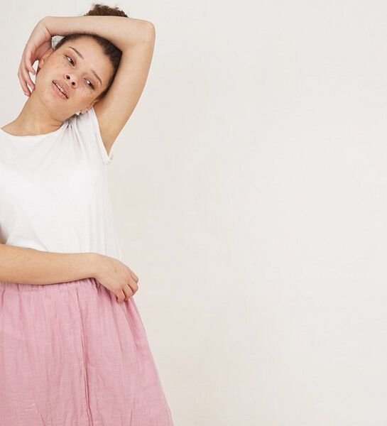 Lena Schokolade Musselin Rock aus Bio-Baumwolle versch. Farben