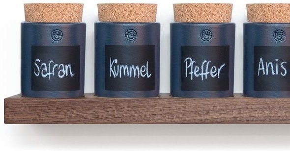 klotzaufklotz Gewürzregal Nussbaum