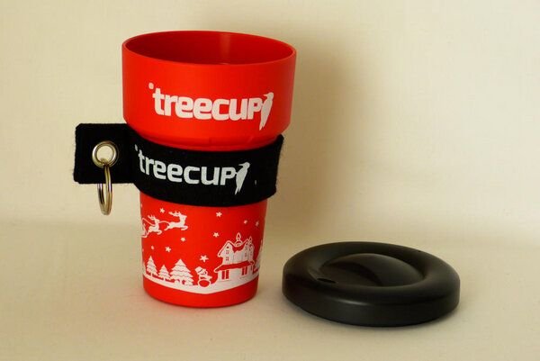 NOWASTE Weihnachts-Becher to-go aus Baumsaft