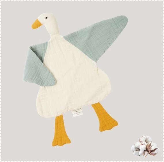 Entenspielzeug aus Musselin 'OrganicEra' aus Bio-Baumwolle
