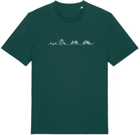 Brandless Basic Bio Unisex T-Shirt Bicycle Line 180g/m² XXS - 3 XL