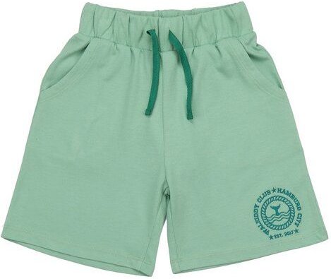 Kinder Shorts GOTS zertifiziert Bio-Baumwolle, Grün, Walkiddy