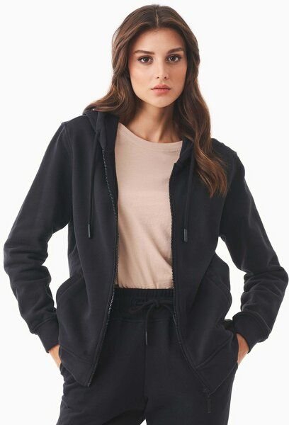 ORGANICATION Soft Touch Zip-Hoodie aus Bio-Baumwolle