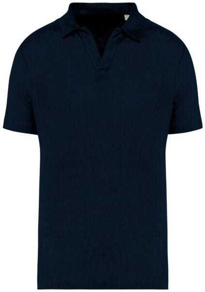 Greenspired Herren Polohemd aus reinem Leinen S-3XL