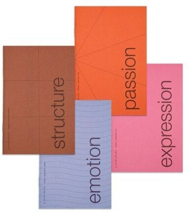 Candrakala Notizhefte – Elements Edition (4Stk.)