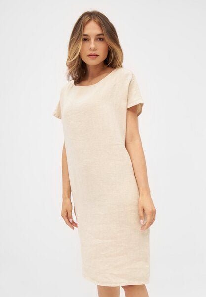 Givn Berlin Leinenkleid BLAIR aus Leinen - Beige (Linen)