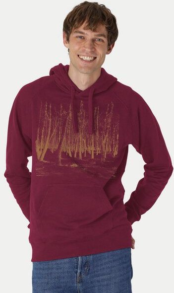 Peaces.bio - handbedruckte Biomode Hoodie Woodland Herren
