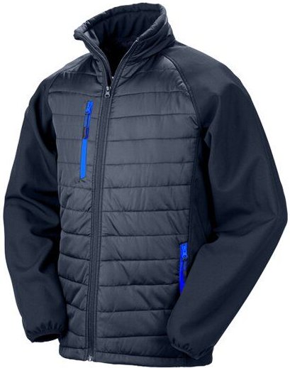 Thumbnail - Result Genuine Recycled Moderne recycelte Unisex Softshell-Jacke Mehrfarbig bis Gr. 4XL