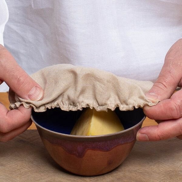 nahtur-design Abdeckhaube und Filtertuch aus 100% Bioleinen