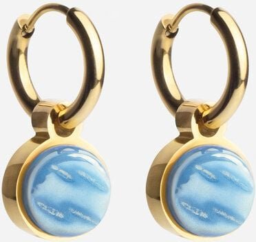 Thumbnail - ALEXASCHA Gold Creolen mit Anhänger | Mix & Match