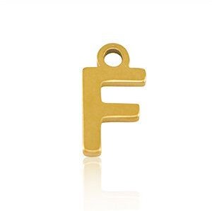 ELEKTROPULLI Super Feine Glieder Kette in 3 Längen mit Initial Anhänger (ca. 9 x 5mm)