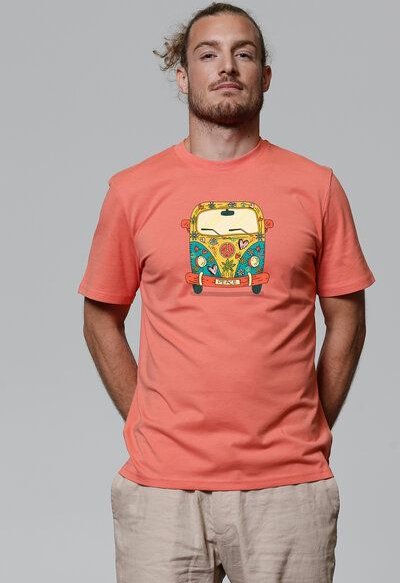 watapparel T-Shirt Unisex Hippies Bus