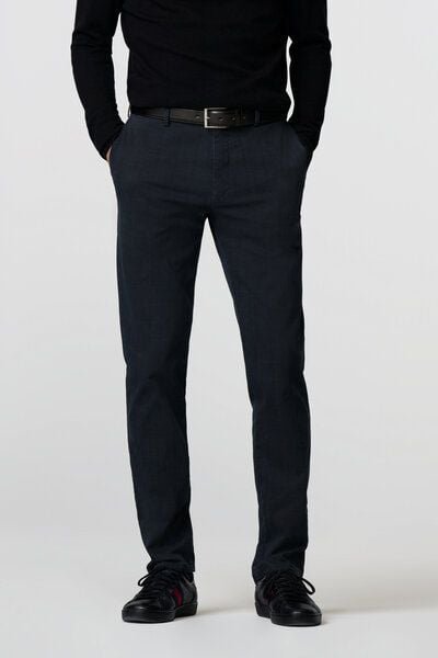 MEYER BAUMWOLLE-CHECK-CHINO