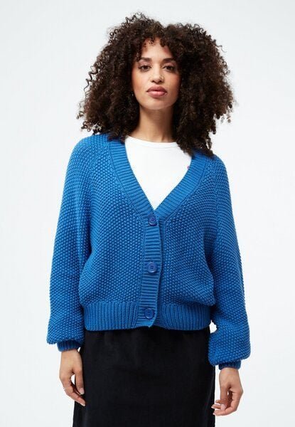 Thumbnail - Givn Berlin Strickcardigan GBNELE relaxed Fit aus Bio-Baumwolle mit Struktur