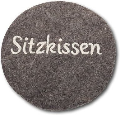 Frida Feeling Sitzkissen aus Filz rund Ø 35 cm "Sitzkissen"