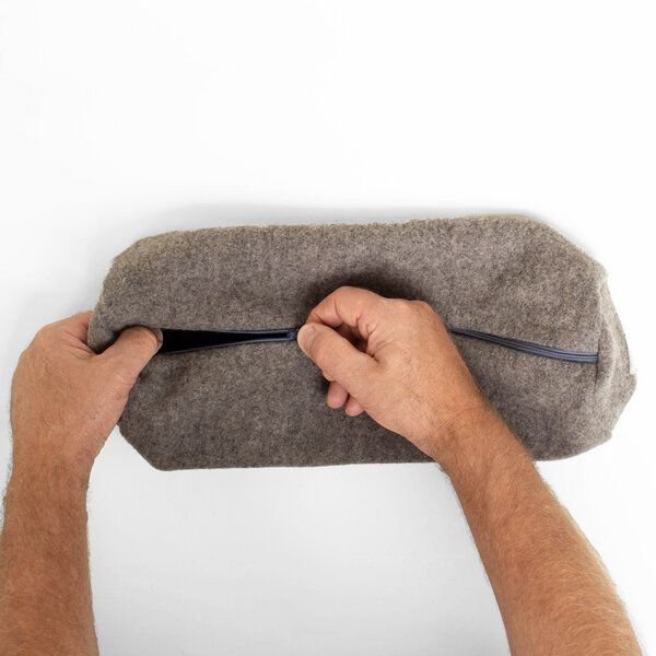 nahtur-design Kissenbezug für Nackenrollen | 100% Flauschloden