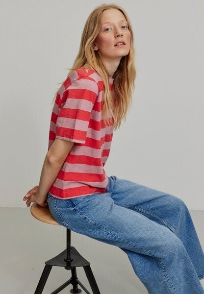 Damen T-Shirt aus Bio-Baumwolle - AZOLLA STRIPES - recolution
