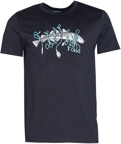 FÄDD Herren T-Shirt Rundhals aus Bio-Baumwolle "Kabeljau" Grau