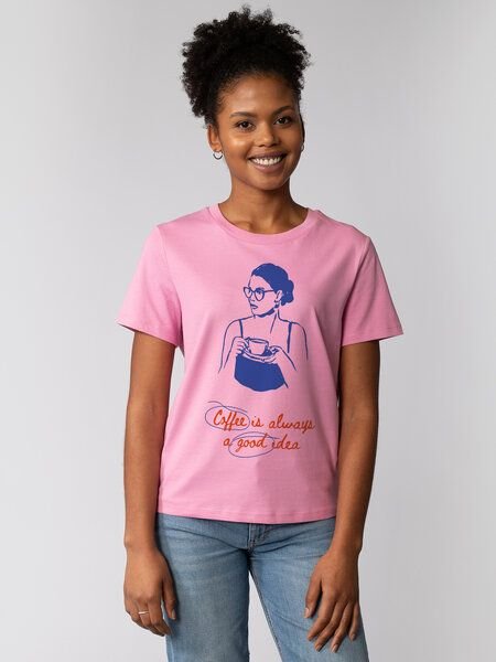 watapparel T-Shirt Frauen Coffee is a good idea