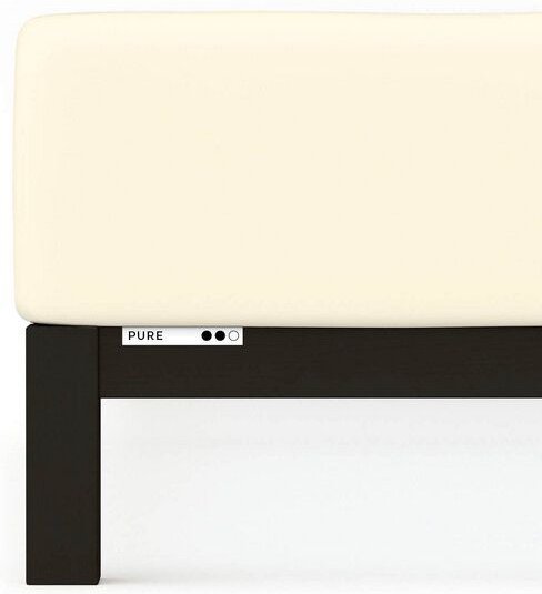 Thumbnail - Schlafgut Boxspring Spannbettlaken Pure 95% Biobaumwolle, 5% Elasthan - Matratzenhöhe bis 40cm