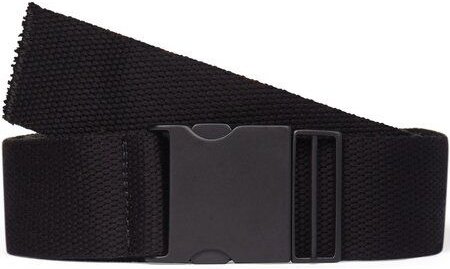 Will's Vegan Shop 4cm Tencel & Metall-Clip-Gürtel