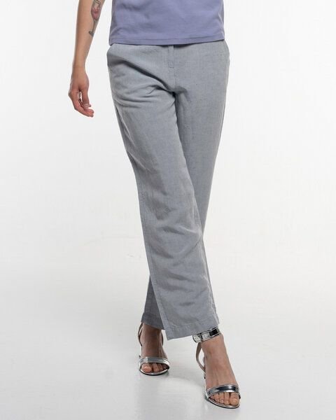 Alma & Lovis Knöchellange Sommerhose aus Lyocell-Leinen-Mix | Lin-Ten Hose