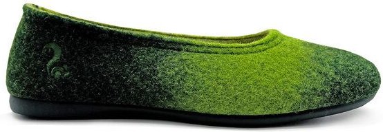 Thumbnail - Hausschuh "thies ® Eco Shade Ballerina" aus weichem, recyceltem Wollfilz