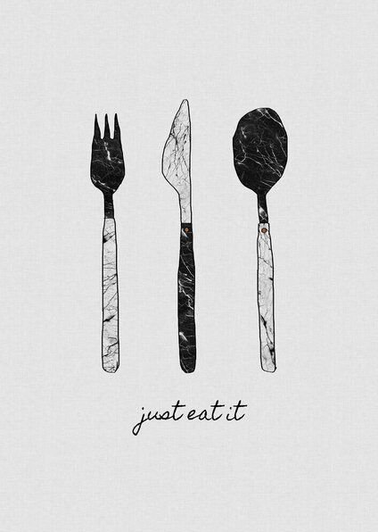 Photocircle Wandbild / Kunstdruck / Poster / Leinwand - Just Eat It
