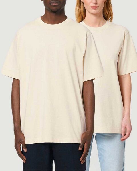 YTWOO Sehr dickes Unisex T-Shirt | 240 g/qm | Top Premium Bio-Baumwolle