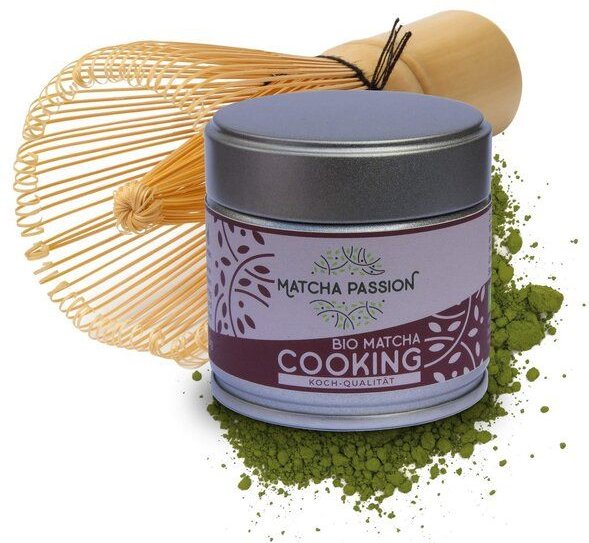 Matcha Passion Bio Matcha Cooking 30g Dose | mit oder ohne Zubehör