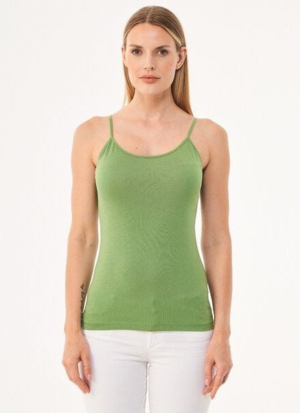 ORGANICATION Spaghettiträger-Top aus TENCEL Lyocell und Bio-Baumwolle